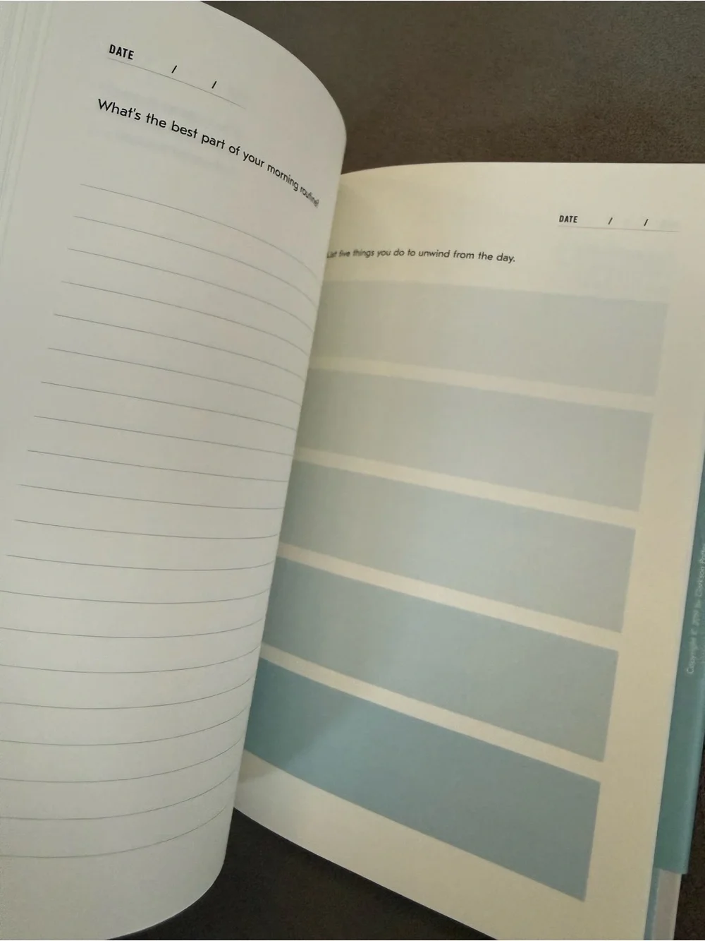 Becoming: A Guided Journal by Michelle Obama - Teal & White Cover